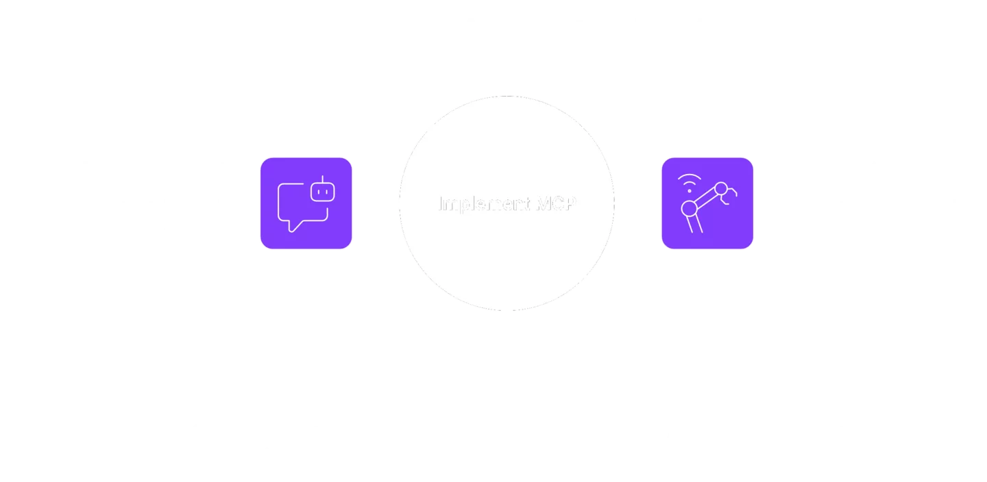 Diagram showing MCP turning a chatbot into an AI agent that acts on databases and APIs